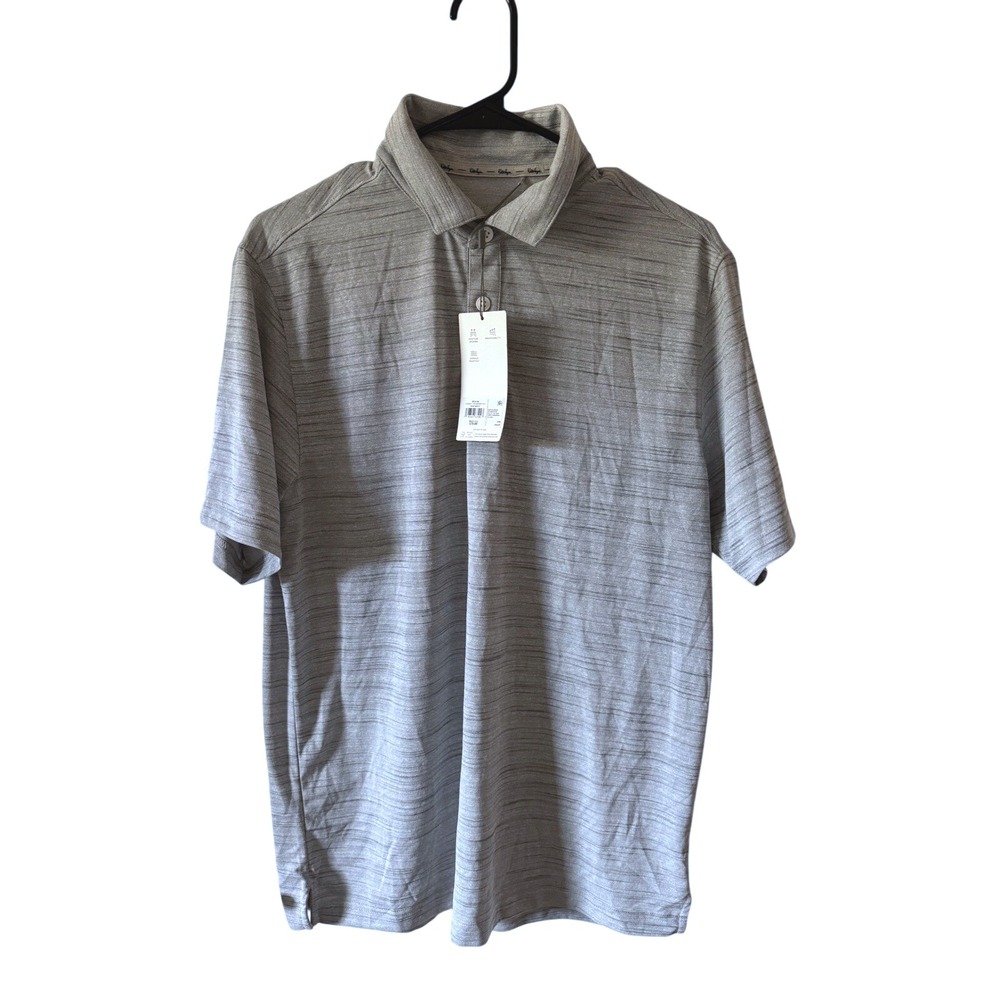 NWT Walter Hagen Mens Clubhouse Striation Pique Golf Polo Size‎ Medium